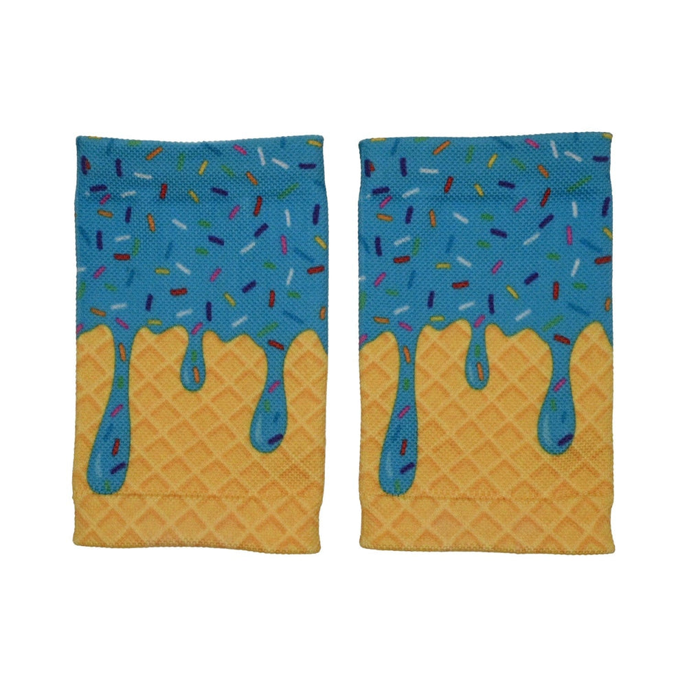 Elite Athletic Gear Wrist Support Sleeves Blue Ice Cream Wrist Support Sleeves