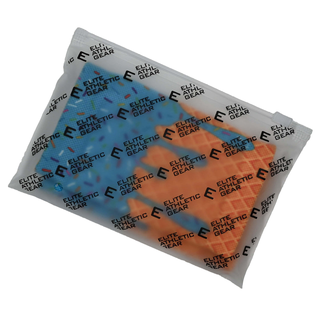 Elite Athletic Gear Wrist Support Sleeves Blue Ice Cream Wrist Support Sleeves