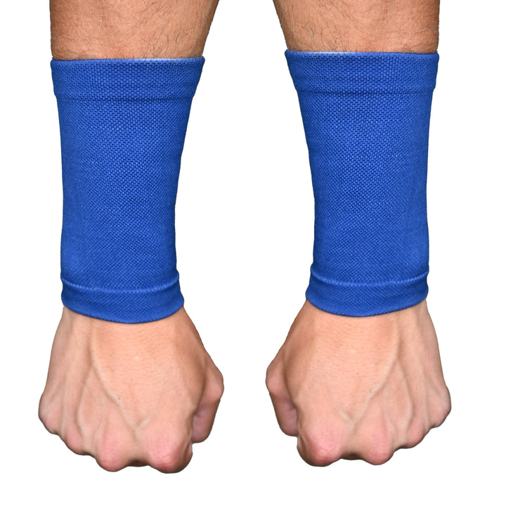 Elite Athletic Gear Wrist Support Sleeves Blue Wrist Support Sleeves