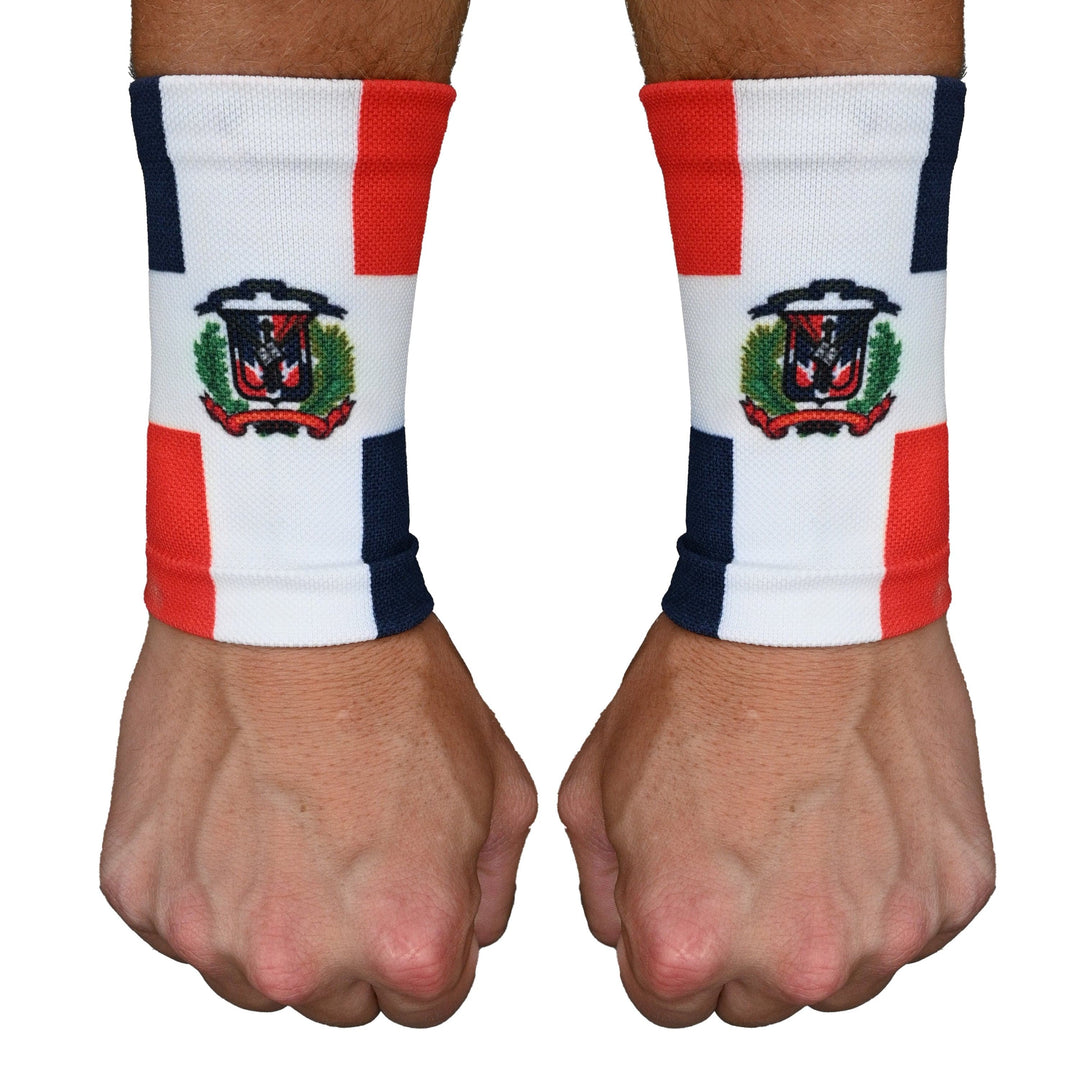 Elite Athletic Gear Wrist Support Sleeves Dominican Republic Flag Wrist Support Sleeves