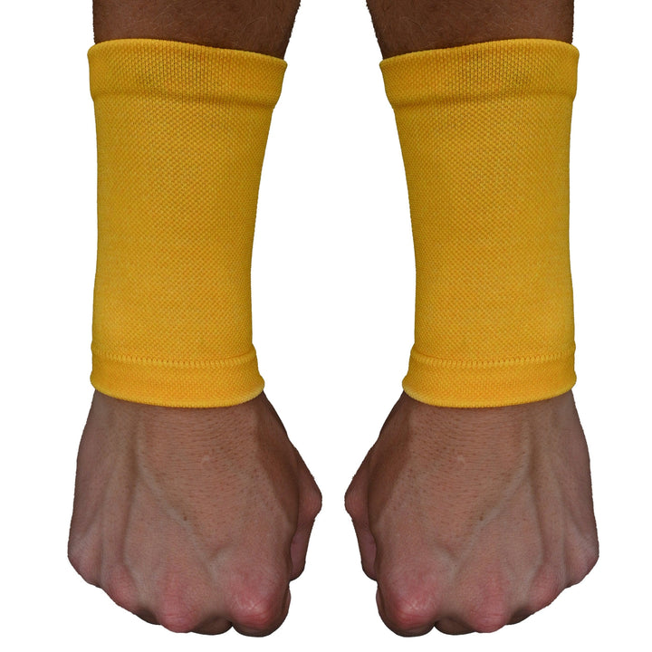 Elite Athletic Gear Wrist Support Sleeves Gold Wrist Support Sleeves