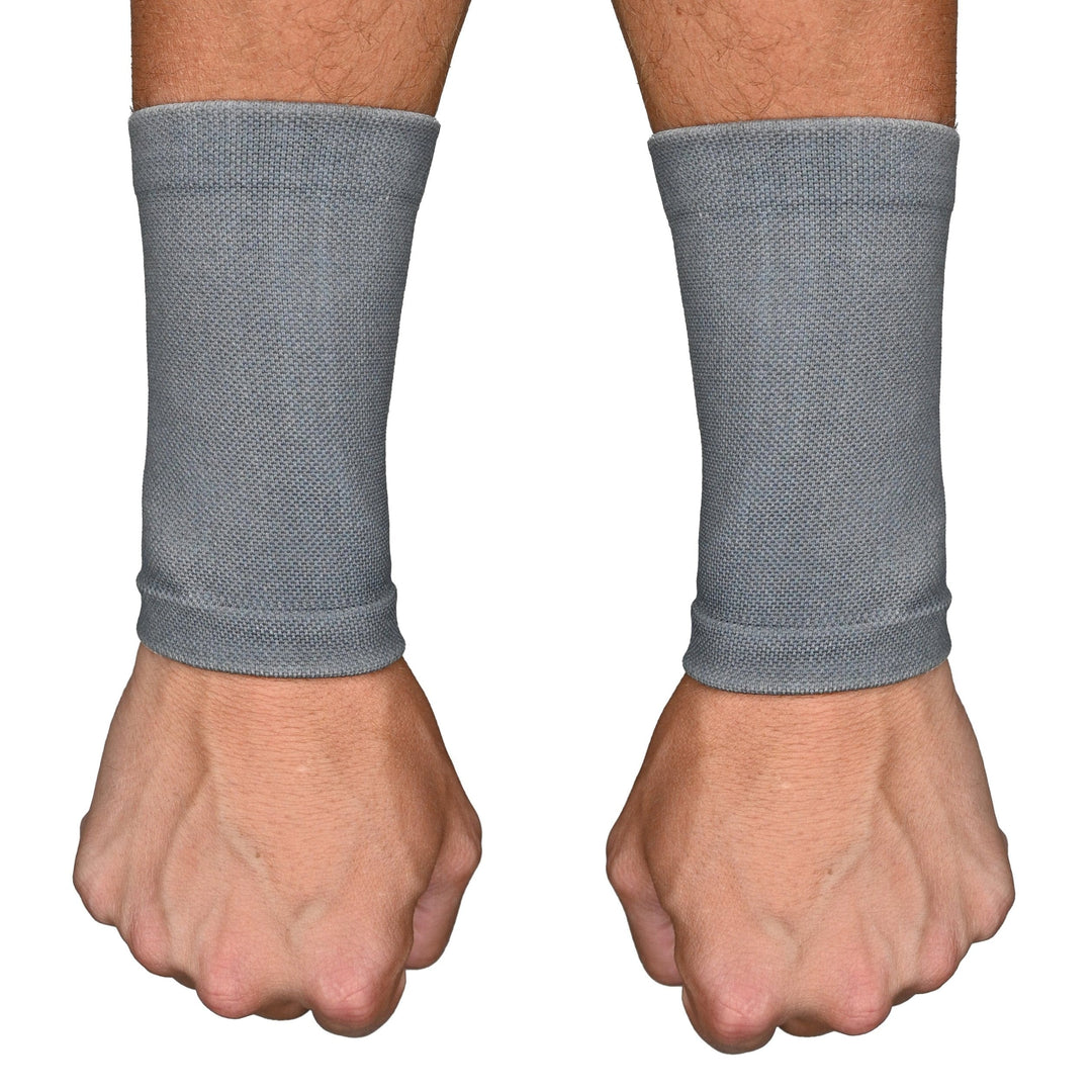 Elite Athletic Gear Wrist Support Sleeves Grey Wrist Support Sleeves