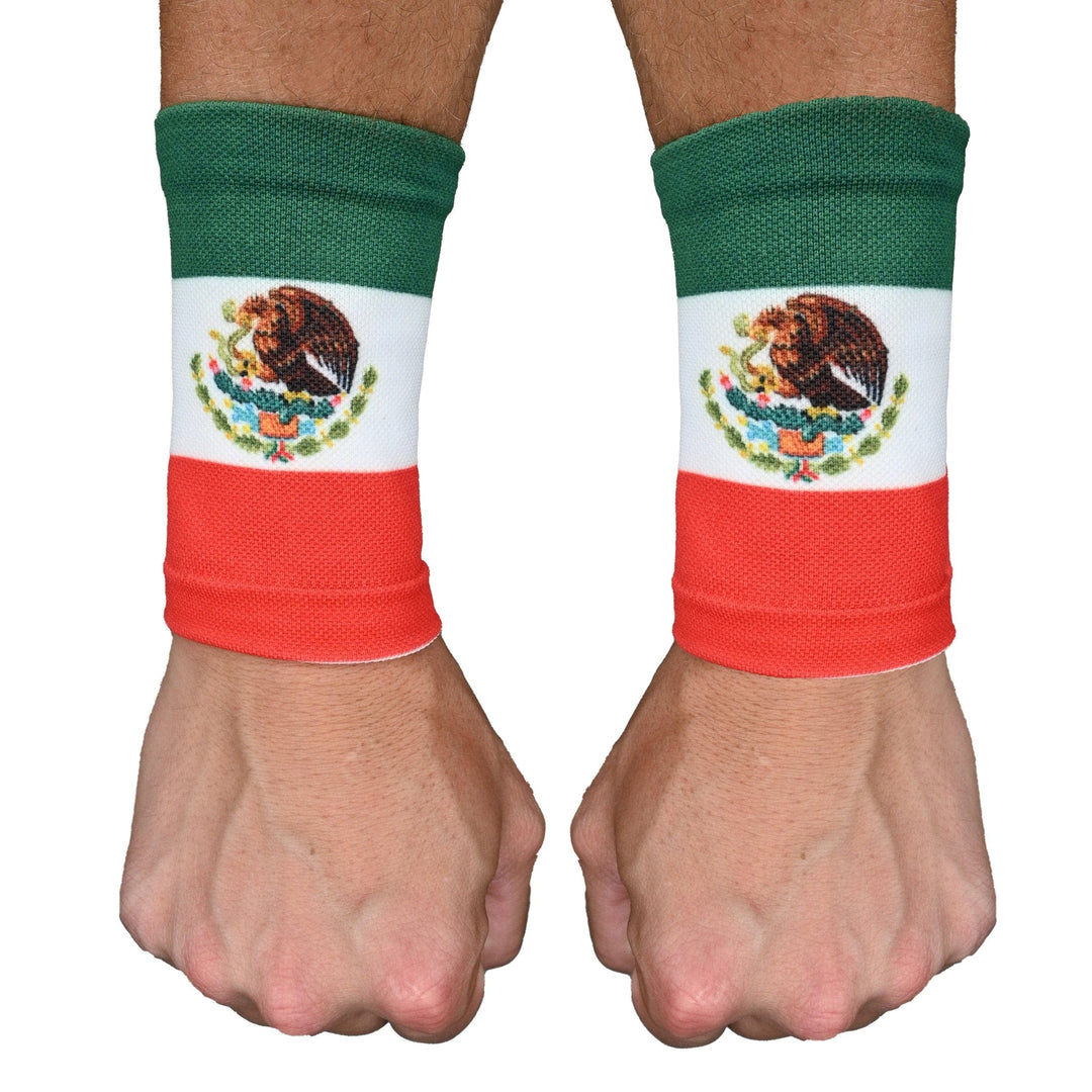 Elite Athletic Gear Wrist Support Sleeves Mexico Flag Wrist Support Sleeves