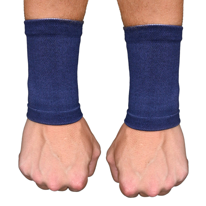 Elite Athletic Gear Wrist Support Sleeves Navy Wrist Support Sleeves