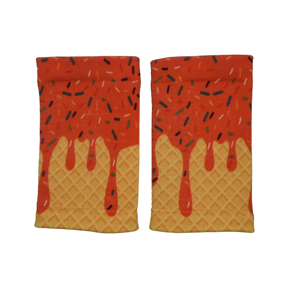 Elite Athletic Gear Wrist Support Sleeves Orange Ice Cream Wrist Support Sleeves