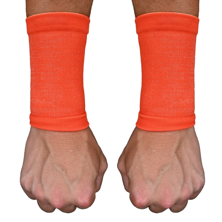 Elite Athletic Gear Wrist Support Sleeves Orange Wrist Support Sleeves