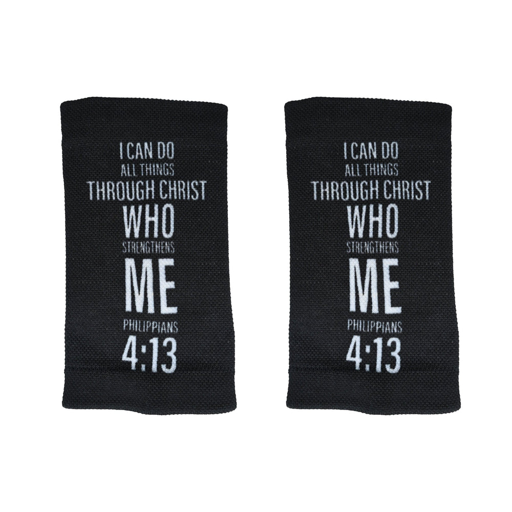 Elite Athletic Gear Wrist Support Sleeves Philippians 4:13 Cross Wrist Support Sleeves