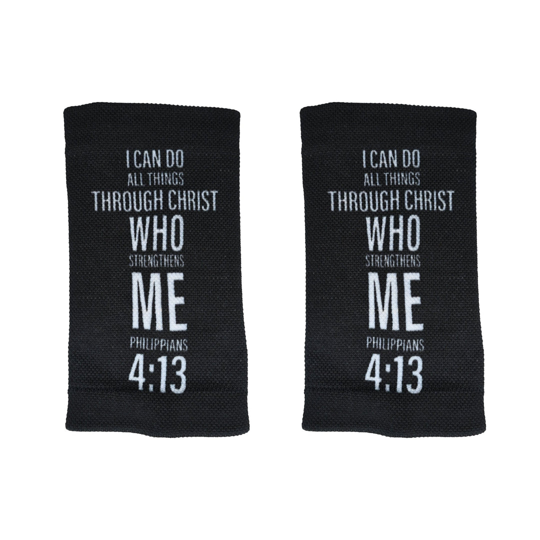 Elite Athletic Gear Wrist Support Sleeves Philippians 4:13 Cross Wrist Support Sleeves