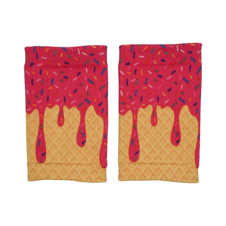 Elite Athletic Gear Wrist Support Sleeves Pink Ice Cream Wrist Support Sleeves