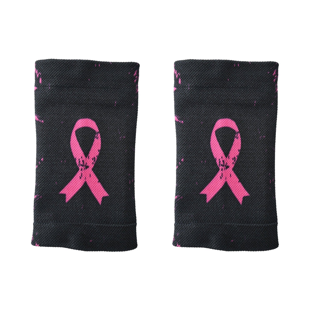Elite Athletic Gear Wrist Support Sleeves Pink Splattered Breast Cancer Wrist Support Sleeves