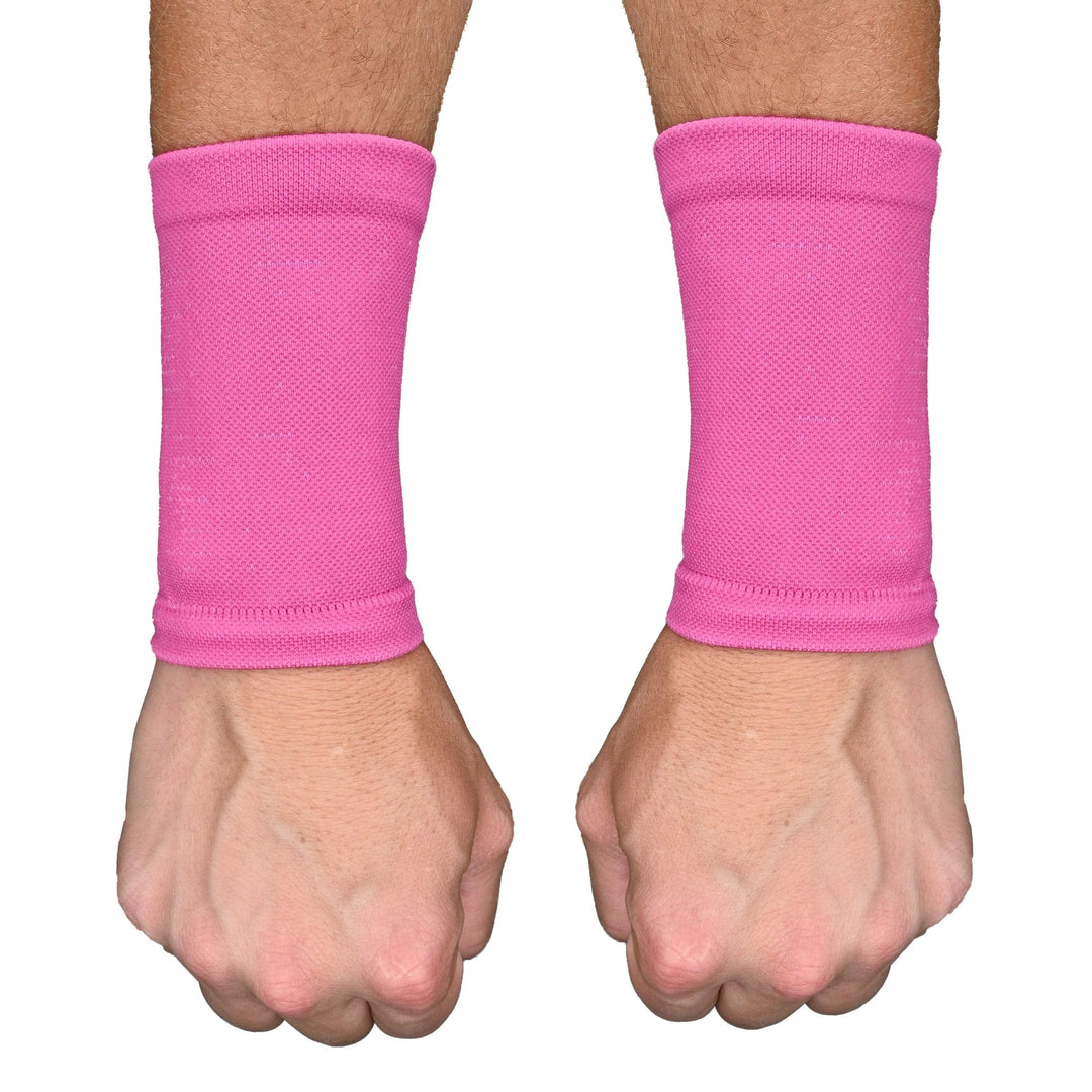 Elite Athletic Gear Wrist Support Sleeves Pink Wrist Support Sleeves