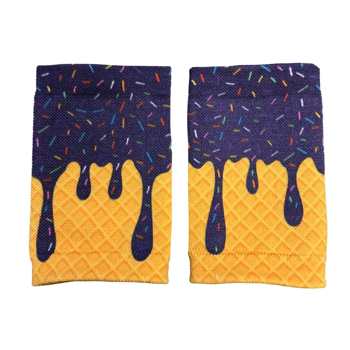 Elite Athletic Gear Wrist Support Sleeves Purple Ice Cream Wrist Support Sleeves