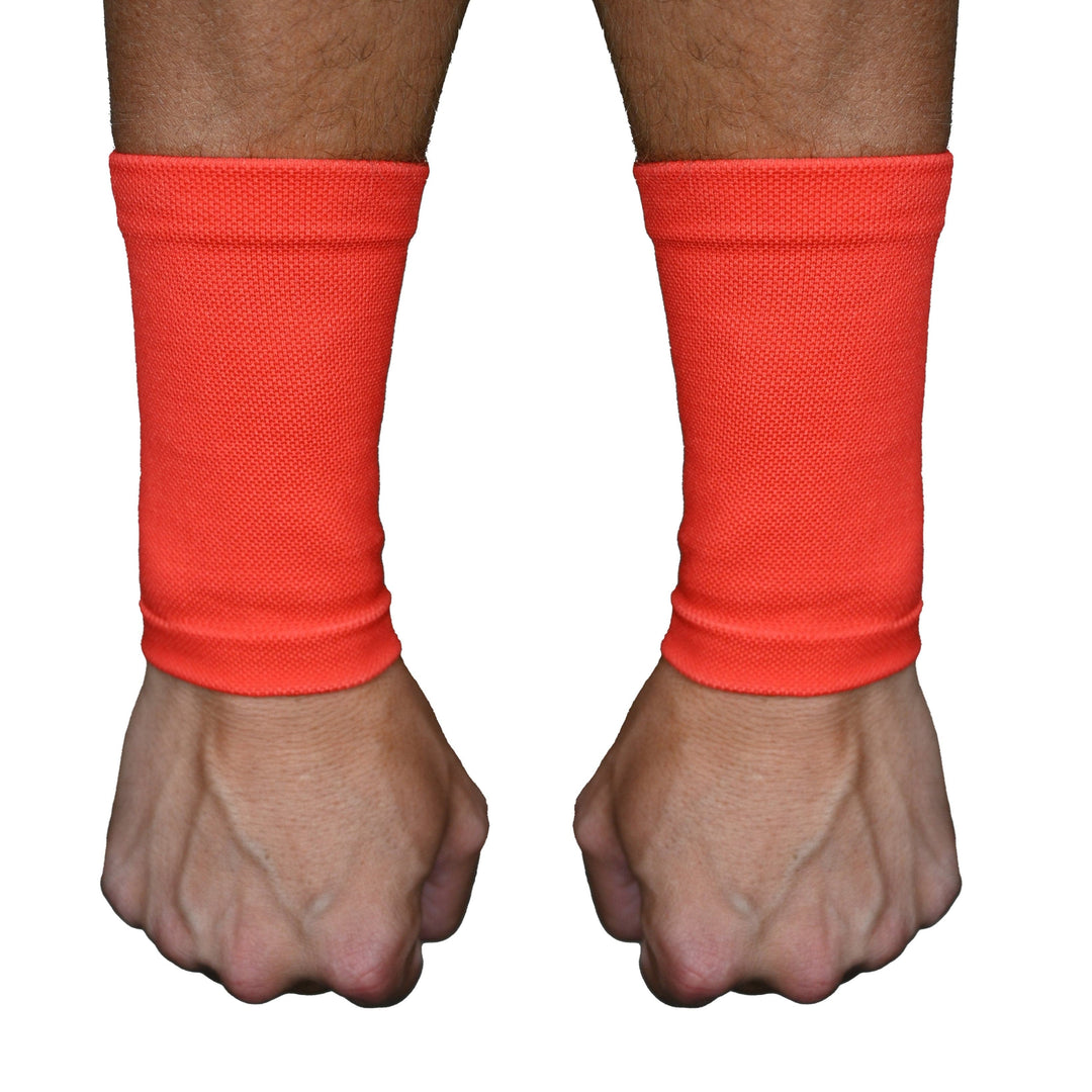 Elite Athletic Gear Wrist Support Sleeves Red Wrist Support Sleeves