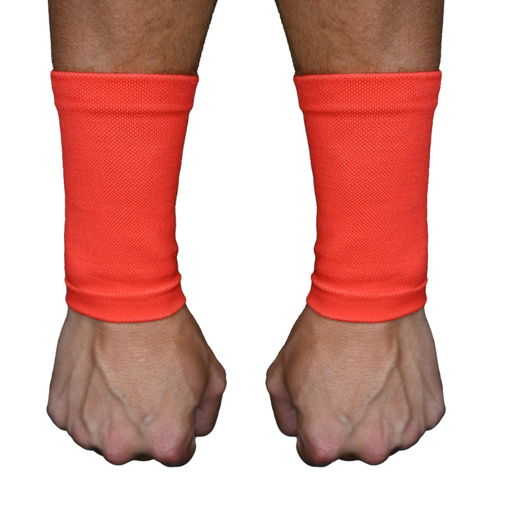 Elite Athletic Gear Wrist Support Sleeves Red Wrist Support Sleeves