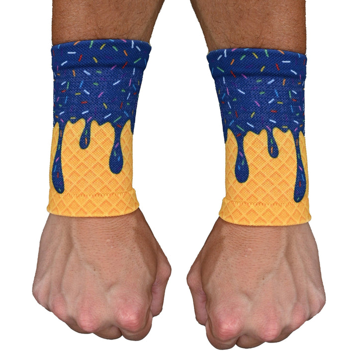 Elite Athletic Gear Wrist Support Sleeves Royal Ice Cream Wrist Support Sleeves