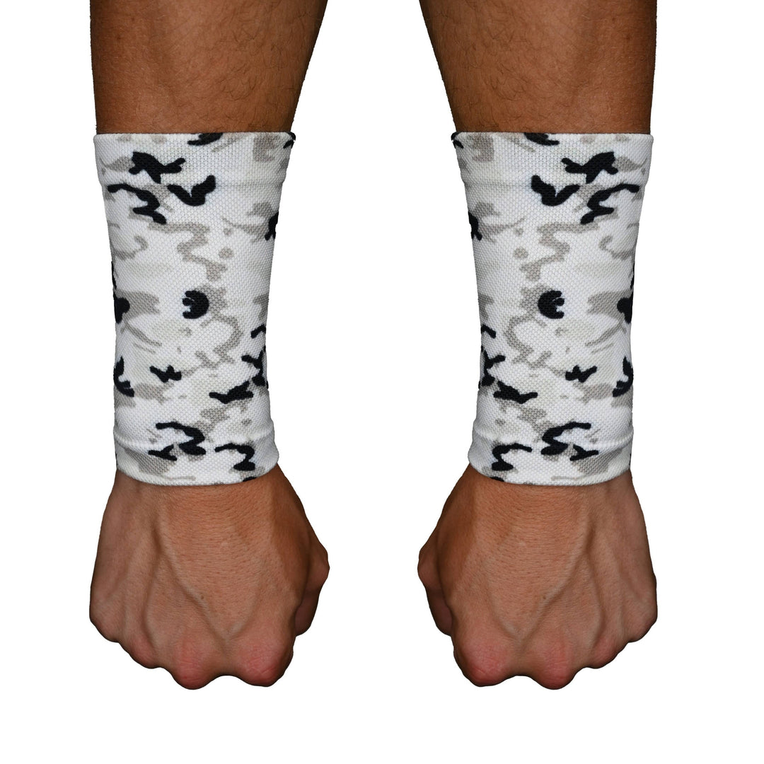 Elite Athletic Gear Wrist Support Sleeves Snow Camo Wrist Support Sleeves