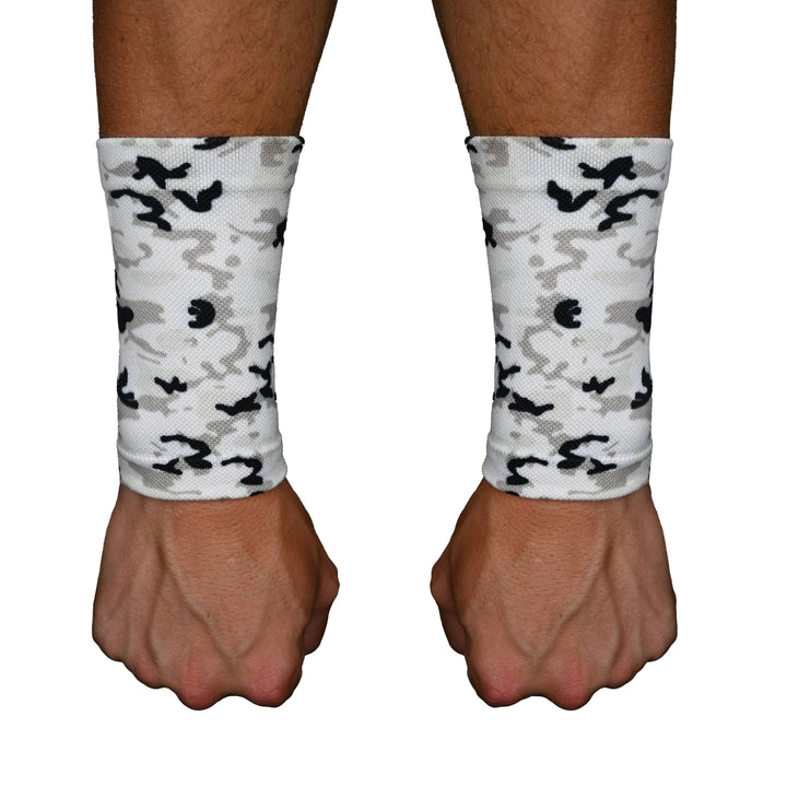 Elite Athletic Gear Wrist Support Sleeves Snow Camo Wrist Support Sleeves