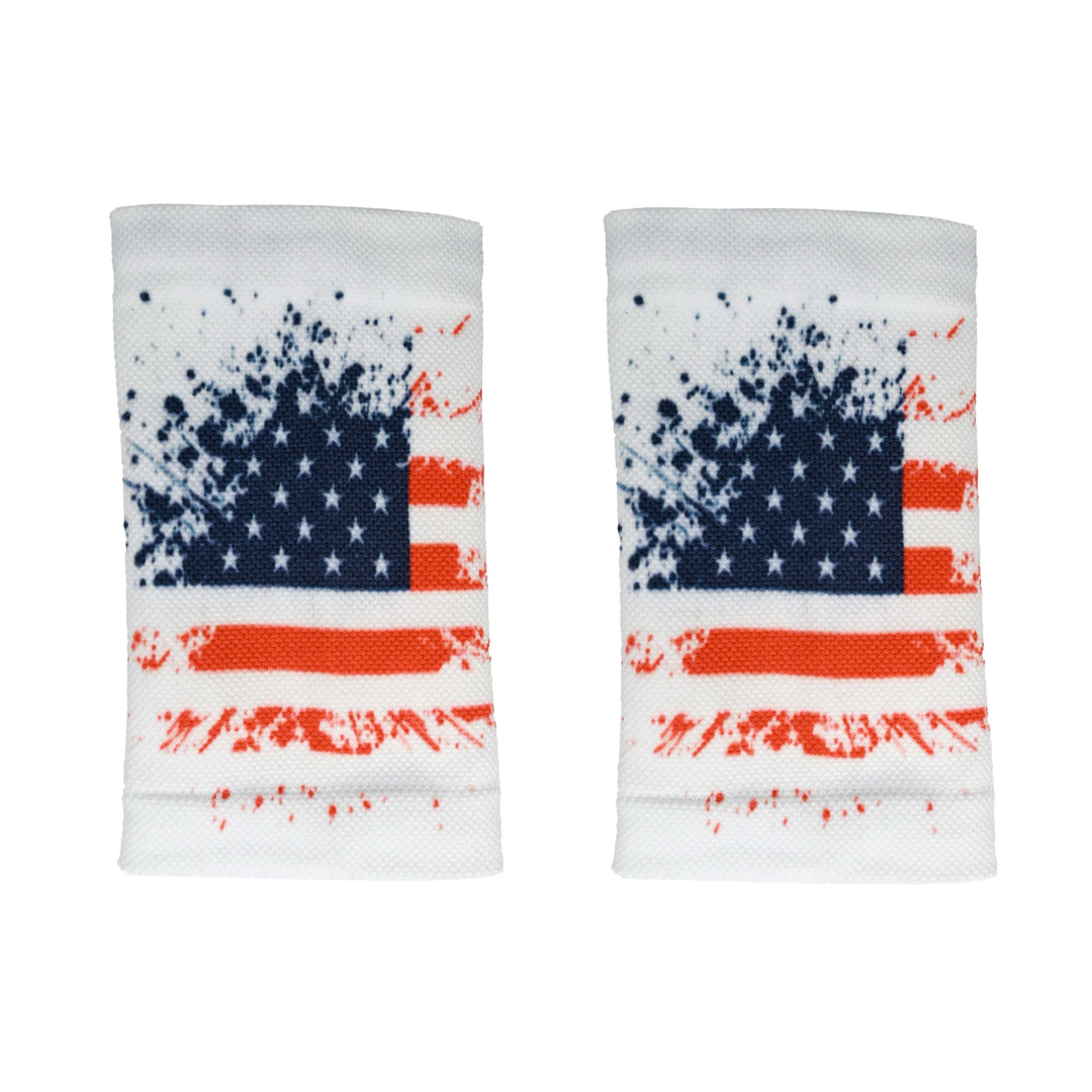 Elite Athletic Gear Wrist Support Sleeves USA Splattered Wrist Support Sleeves