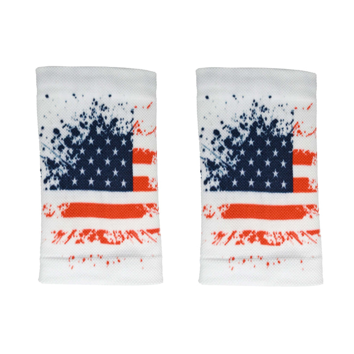 Elite Athletic Gear Wrist Support Sleeves USA Splattered Wrist Support Sleeves