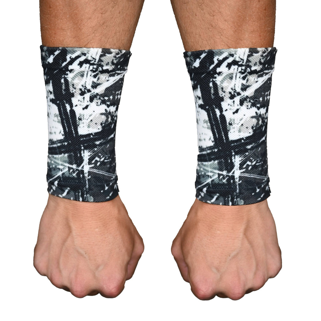 Elite Athletic Gear Wrist Support Sleeves Wicked White Wrist Support Sleeves
