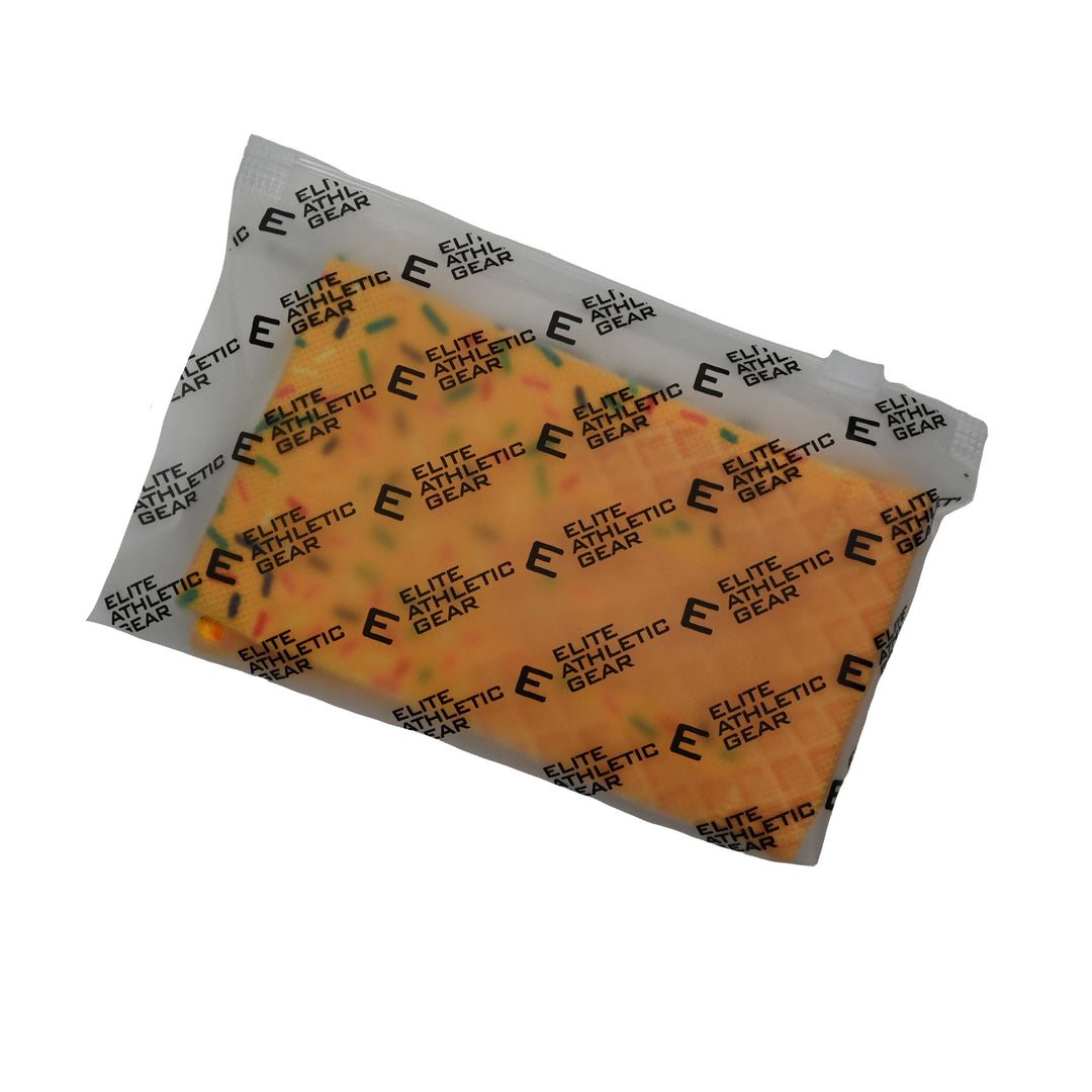 Elite Athletic Gear Wrist Support Sleeves Yellow Ice Cream Wrist Support Sleeves