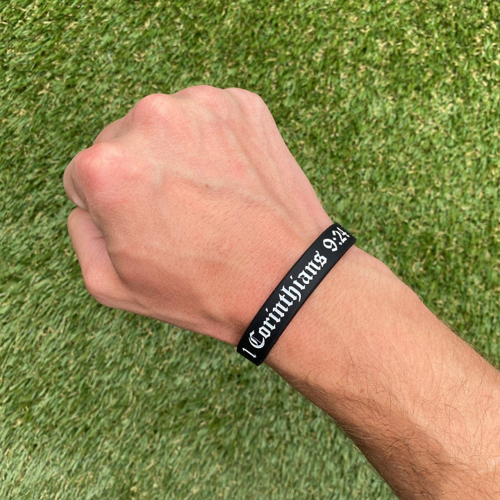 Elite Athletic Gear Wristband 1 Corinthians 9:24 Wristband
