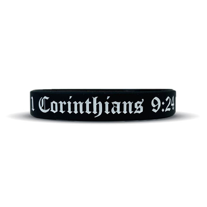 Elite Athletic Gear Wristband 1 Corinthians 9:24 Wristband