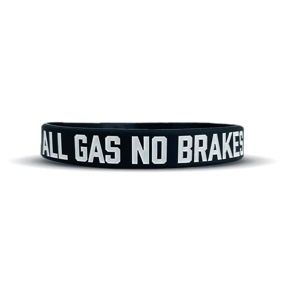 Elite Athletic Gear Wristband ALL GAS NO BRAKES Wristband
