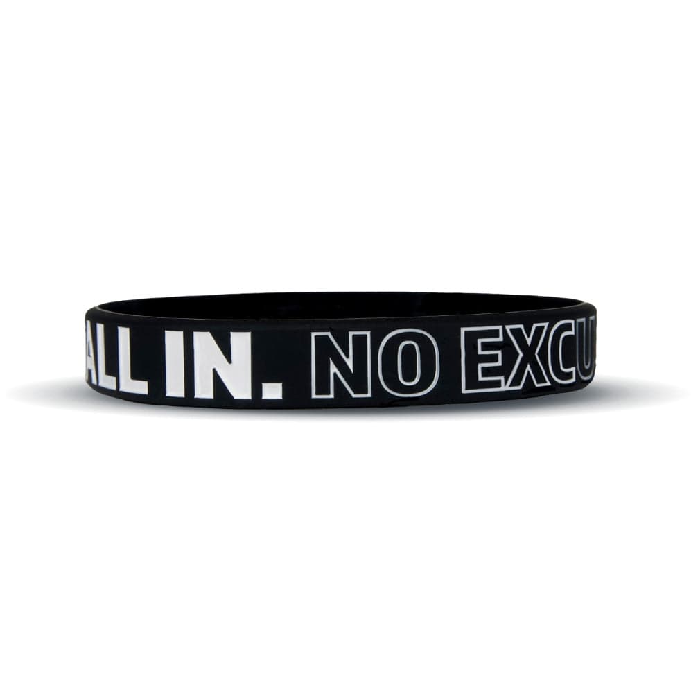 Elite Athletic Gear Wristband ALL IN. NO EXCUSES. Wristband | Elite Athletic Gear