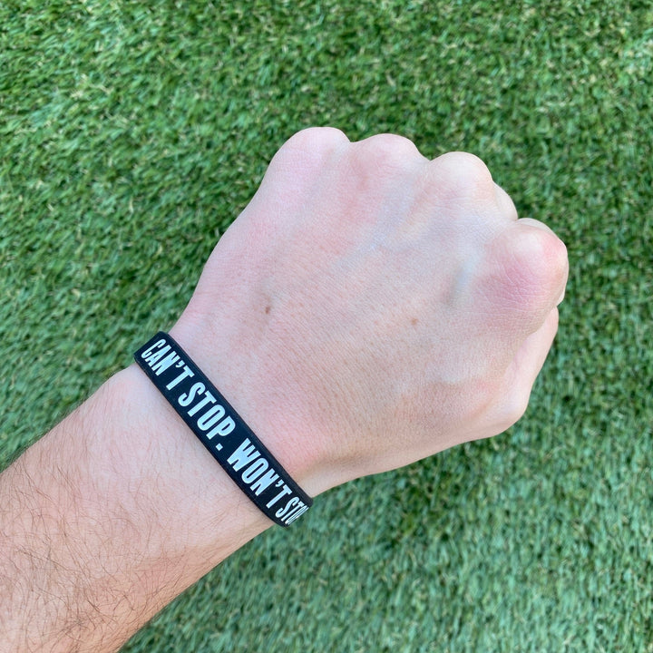 Elite Athletic Gear Wristband CAN'T STOP. WON'T STOP. Wristband