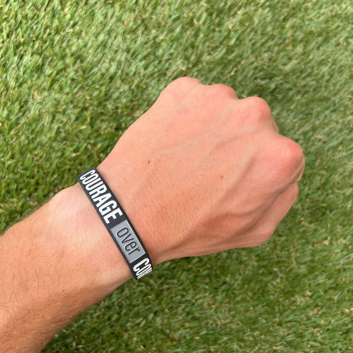 Elite Athletic Gear Wristband COURAGE OVER COMPROMISE Wristband