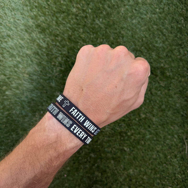 Elite Athletic Gear Wristband FAITH WINS EVERY TIME Wristband