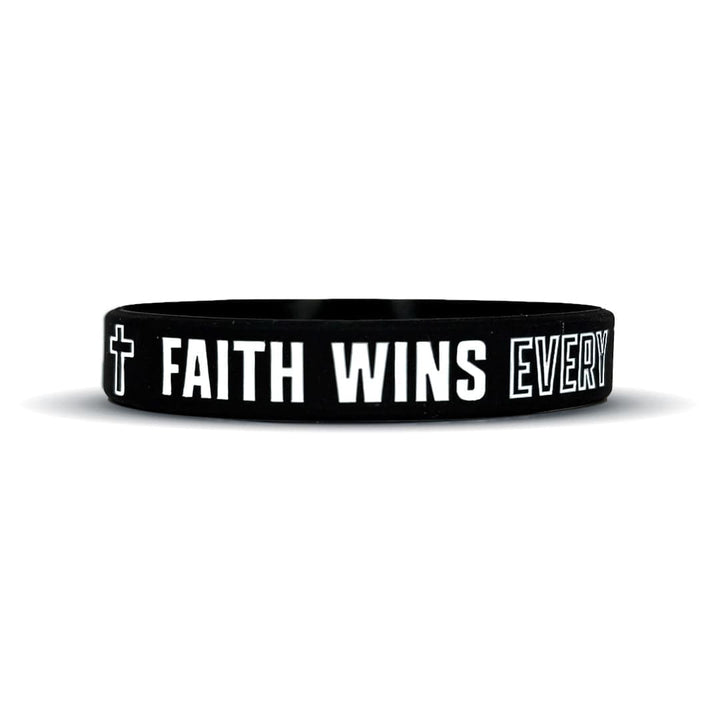Elite Athletic Gear Wristband FAITH WINS EVERY TIME Wristband