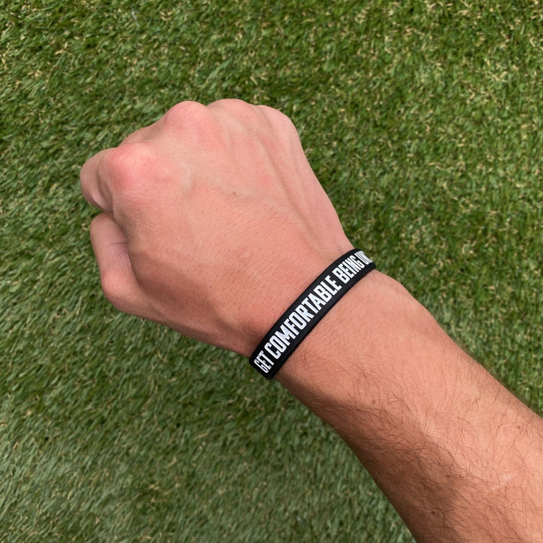 Elite Athletic Gear Wristband GET COMFORTABLE BEING UNCOMFORTABLE Wristband