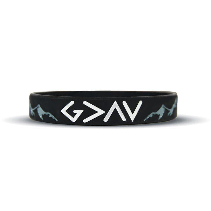Elite Athletic Gear Wristband God Is Greater Than The Highs and Lows Wristband