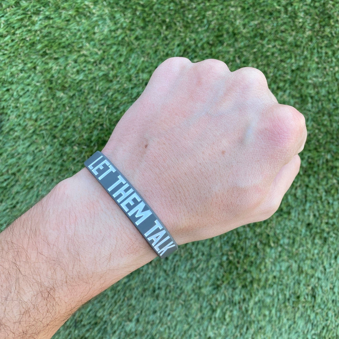 Elite Athletic Gear Wristband LET THEM TALK Wristband
