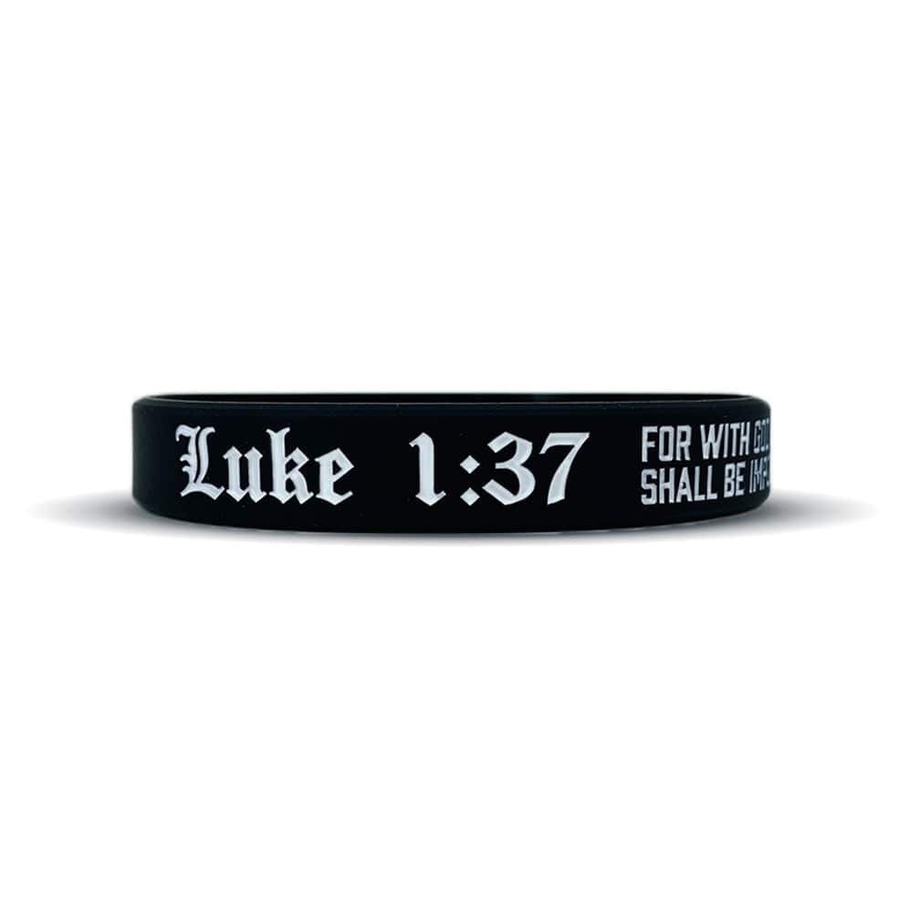 Elite Athletic Gear Wristband Luke 1:37 Wristband