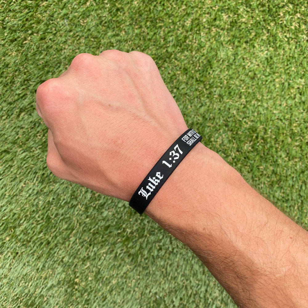 Elite Athletic Gear Wristband Luke 1:37 Wristband