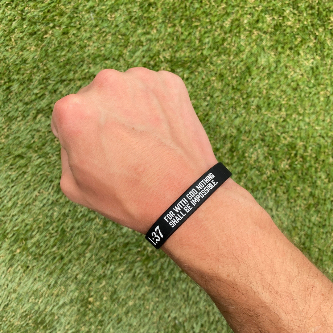 Elite Athletic Gear Wristband Luke 1:37 Wristband