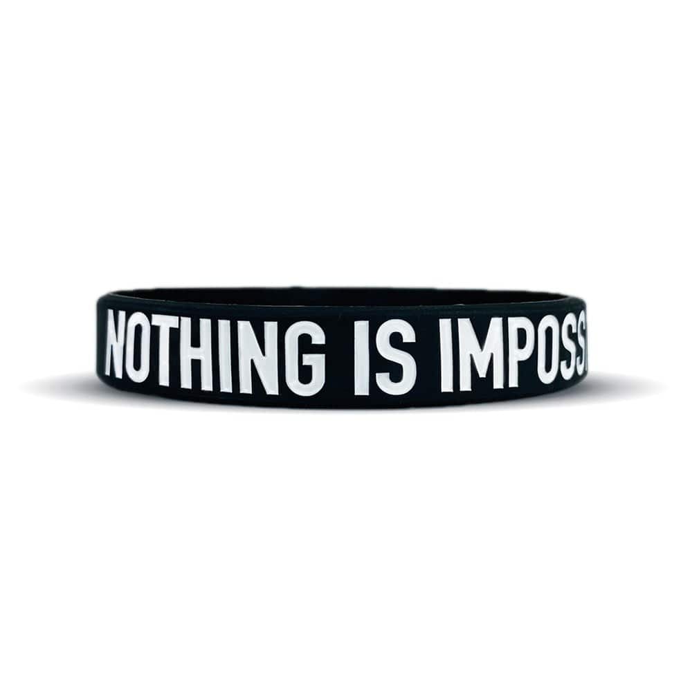 Elite Athletic Gear Wristband NOTHING IS IMPOSSIBLE Wristband