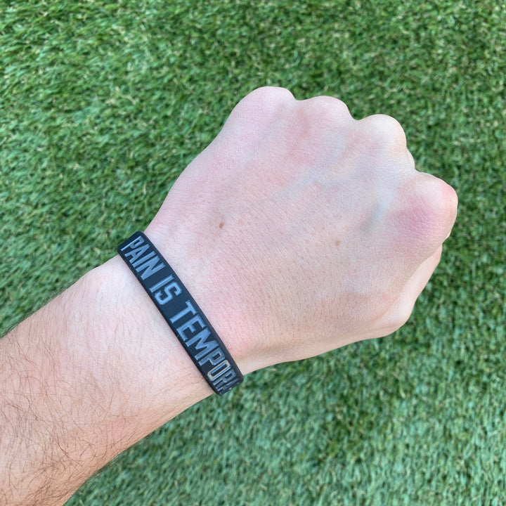 Elite Athletic Gear Wristband PAIN IS TEMPORARY Wristband