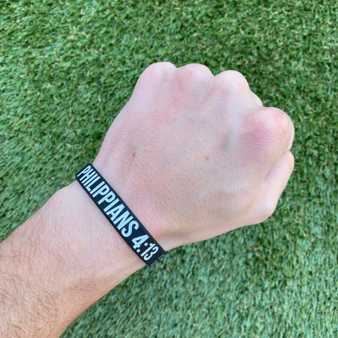 Elite Athletic Gear Wristband PHILIPPIANS 4:13 VERSE Wristband