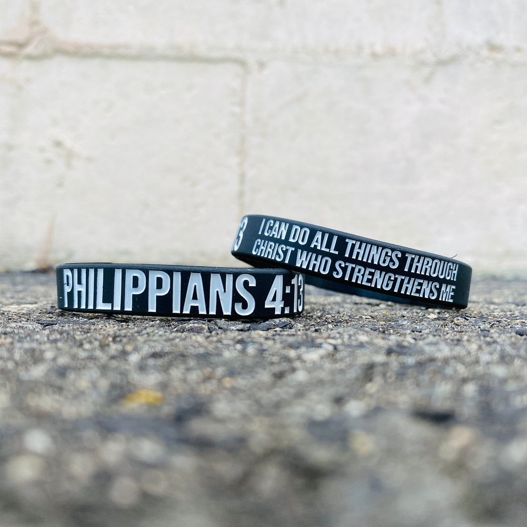 Elite Athletic Gear Wristband PHILIPPIANS 4:13 VERSE Wristband