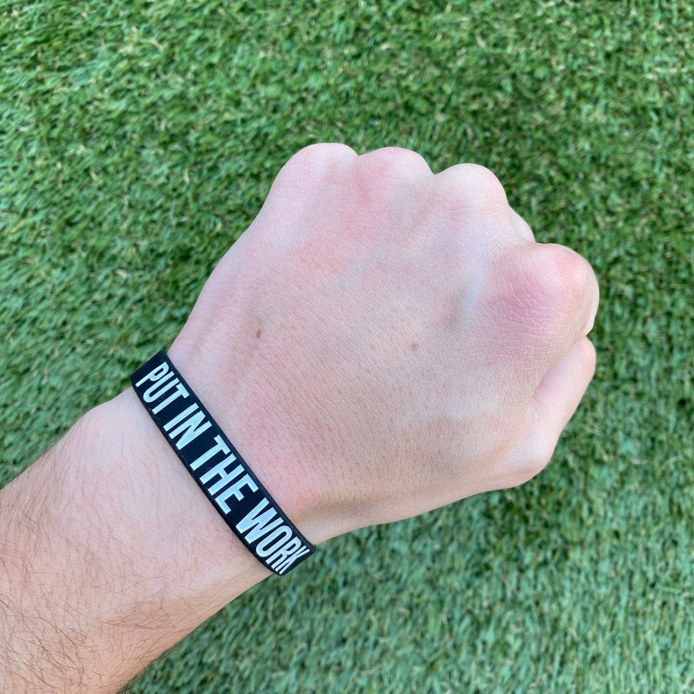 Elite Athletic Gear Wristband PUT IN THE WORK Wristband