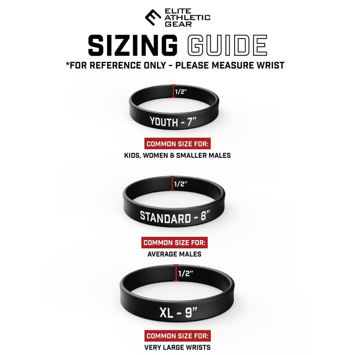 Elite Athletic Gear Wristband SHORT TERM PAIN LONG TERM GAIN Wristband