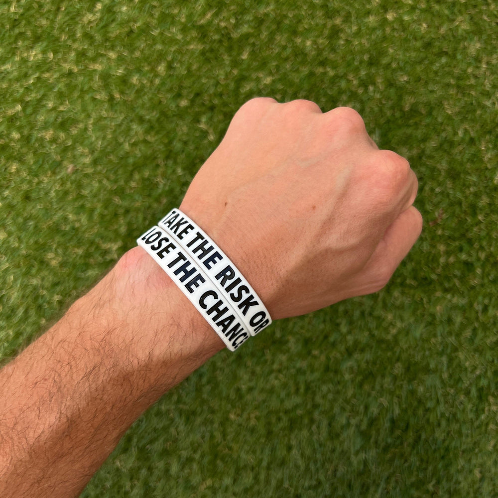 Elite Athletic Gear Wristband TAKE THE RISK OR LOSE THE CHANCE Wristband