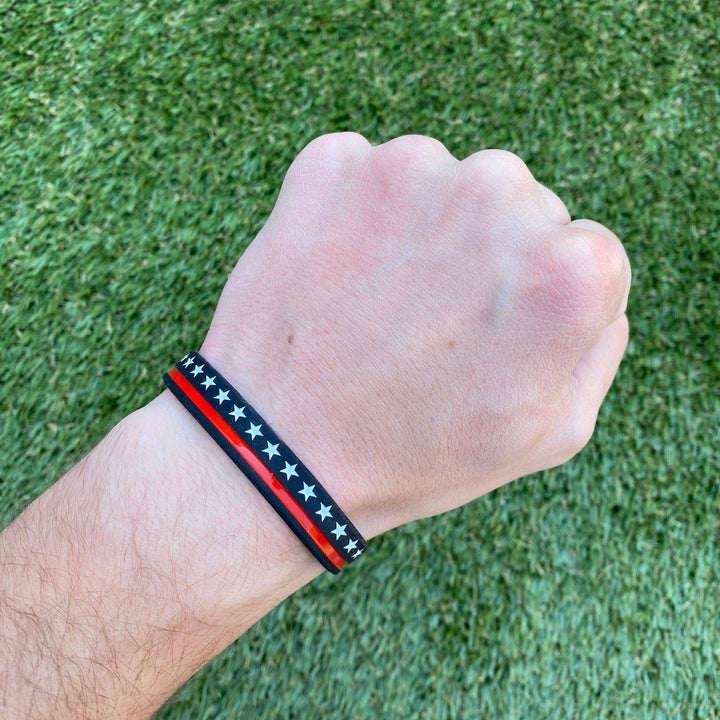 Elite Athletic Gear Wristband Thin Red Line Wristband