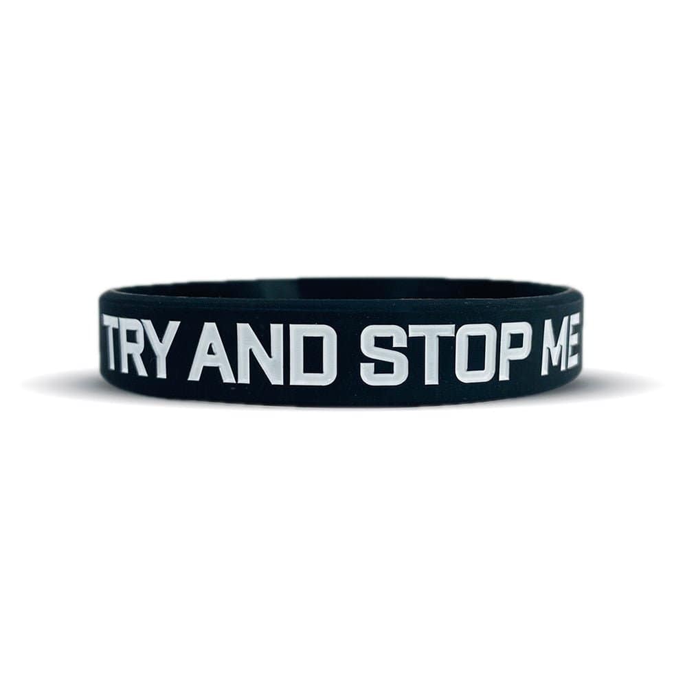 Elite Athletic Gear Wristband TRY AND STOP ME Wristband