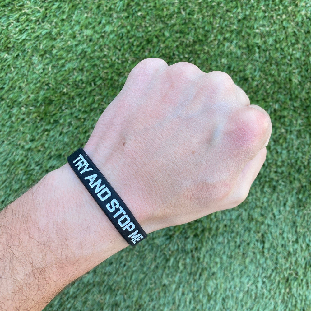 Elite Athletic Gear Wristband TRY AND STOP ME Wristband