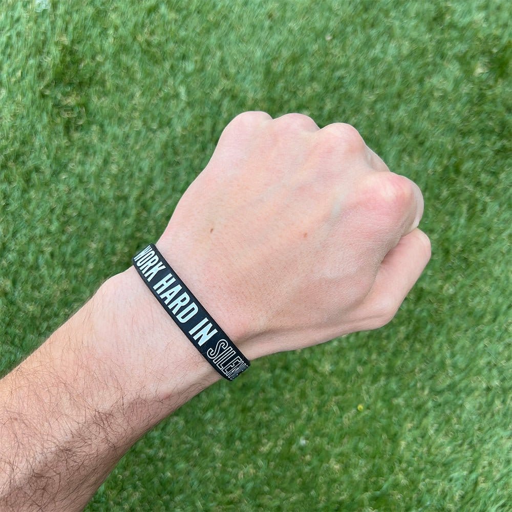 Elite Athletic Gear Wristband WORK HARD IN SILENCE Wristband